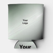 シンプルミニマルモダンモノグラムエレガントスタイルシック 缶クーラー (正面)