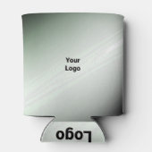 シンプルミニマルモダンモノグラムエレガントスタイルシック 缶クーラー (裏面)