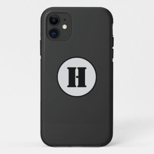 シンプルミニマルモダンモノグラムエレガントスタイルシック iPhone 11 ケース