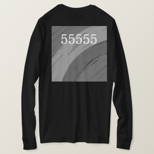 シンプルミニマルモダンモノグラムエレガントスタイルシック Tシャツ (デザイン裏面)