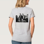 シンプルミニマルモダンモノグラムエレガントスタイルシック Tシャツ (裏面)