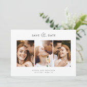 シンプルミニマルモダンリスト3 Photo Collageスクリプト セーブザデート (スタンド正面)