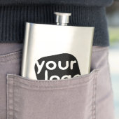 シンプルミニマルモダンロゴの追加 フラスク (インサイチュ)