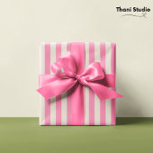 シンプルミニマルモダンヴィンテージレトロバレンタイン ラッピングペーパー