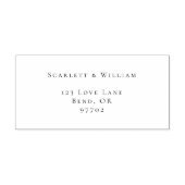 シンプルミニマルモダン差出人住所 セルフインキングスタンプ (デザイン)