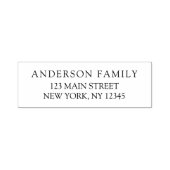 シンプルミニマルモダン差出人住所 セルフインキングスタンプ (デザイン)