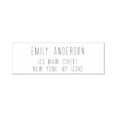 シンプルミニマルモダン差出人住所 セルフインキングスタンプ (デザイン)