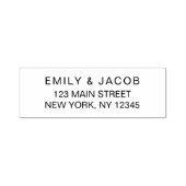 シンプルミニマルモダン差出人住所 セルフインキングスタンプ (デザイン)