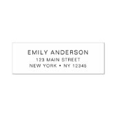 シンプルミニマルモダン差出人住所 セルフインキングスタンプ (デザイン)
