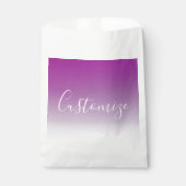 シンプルミニマルモダン紫グラデーション勾配 フェイバーバッグ (正面)