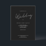 シンプルミニマルモダン結婚式招待状 招待状<br><div class="desc">シンプル話だ!このミニマル文字結婚式招待状は今日に合わモダンせ結婚る。簡単テンプレートで、お客様に必要なすべての詳細が含まれて結婚いる。情報を変更するにクリックは、「パーソナライズ」または「デザイン入力」を使用して編集ツールを使用して文字と背景の色を変更することにより、さらに進むことができる。助けが必要もしなメッセージを送ってくれ救済!感謝!</div>