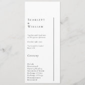 シンプルミニマルモダン結婚計画 プログラム (正面)