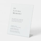 シンプルミニマルモダン結婚記念 台座サイン (正面)