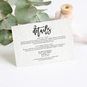 シンプルミニマルモダン詳細エンクロージャカード ノートカード