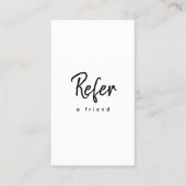 シンプルミニマルモダンBusiness Logo 紹介カード (正面)