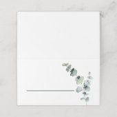 シンプルミニマルユモダンーカリ枝 プレイスカード (外部開封)