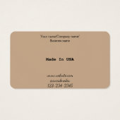 シンプルミニマルロゴやデザインをビジネスに追加 (裏面)