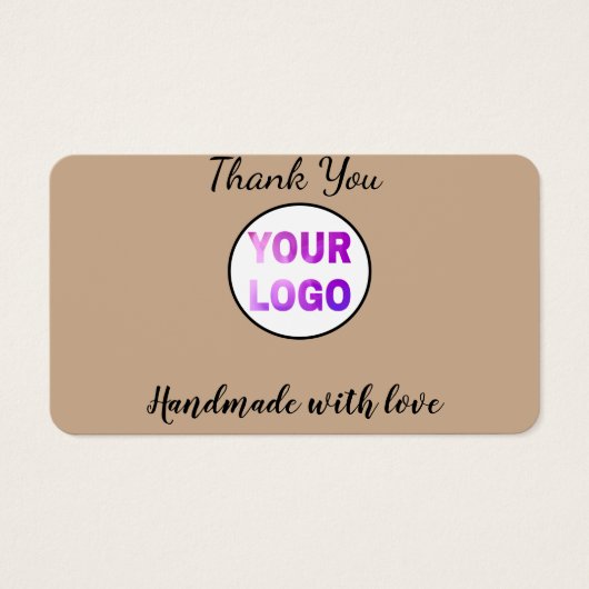 シンプルミニマルロゴやデザインをビジネスに追加 (正面)