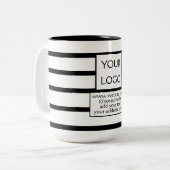 シンプルミニマルロゴやデザインをビジネスに追加 ツートーンマグカップ (正面左)