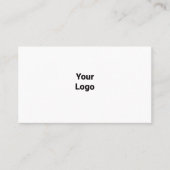 シンプルミニマルロゴ文字を追加カスタムする 名刺 (正面)