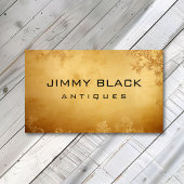 シンプルミニマルヴィンテージアンティーク金ゴールド 名刺