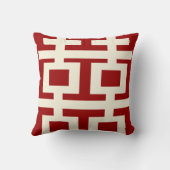 シンプルミニマル二中国の重幸結婚せ クッション (裏面)
