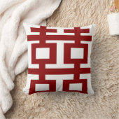 シンプルミニマル二中国の重幸結婚せ クッション (ブランケット)