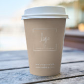 シンプルミニマル会社のロゴ |企業の | 紙コップ