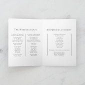 シンプルミニマル伝統的結婚折り曲げプログラム プログラム (内部)