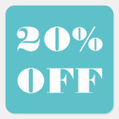 シンプルミニマル値引販売価格事業 スクエアシール (正面)