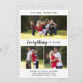 シンプルミニマル全てクリスマス素晴らし写真 シーズンカード (正面/裏面)