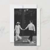 シンプルミニマル写真結婚のサンキューカード サンキューカード (正面)