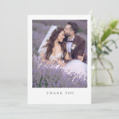 シンプルミニマル写真結婚のメッセージ (スタンド正面)