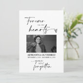 シンプルミニマル写真葬儀記念事業 プログラム (スタンド正面)