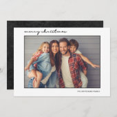 シンプルミニマル写真 シーズンカード (正面/裏面)