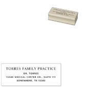 シンプルミニマル医療プロフェッショナル ラバースタンプ (押印)