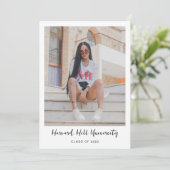 シンプルミニマル卒業党 招待状 (スタンド正面)