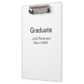 シンプルミニマル卒業生の名前モダン区分 クリップボード (左)