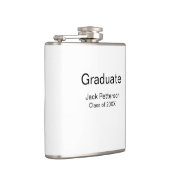 シンプルミニマル卒業生の名前モダン区分 フラスク (右)