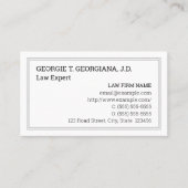 シンプルミニマル及び名刺 名刺 (正面)