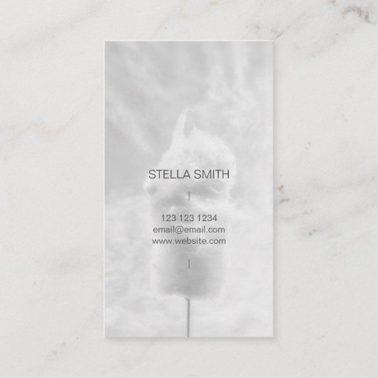 シンプルミニマル名刺 名刺 (裏面)