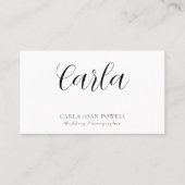 シンプルミニマル名刺 名刺 (正面)