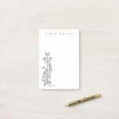 シンプルミニマル基本白黒 ポストイット (デスク上)