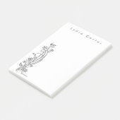 シンプルミニマル基本白黒 ポストイット (アングル)