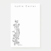 シンプルミニマル基本白黒 ポストイット (正面)