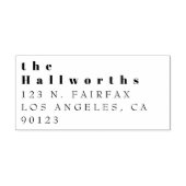 シンプルミニマル差出人住所 セルフインキングスタンプ (デザイン)