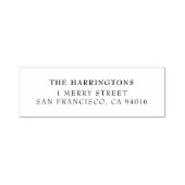 シンプルミニマル差出人住所 セルフインキングスタンプ (デザイン)