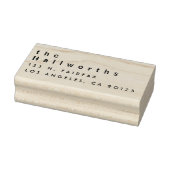 シンプルミニマル差出人住所 ラバースタンプ (スタンプ)