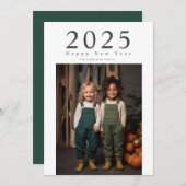 シンプルミニマル年賀状 シーズンカード (正面/裏面)