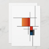 シンプルミニマル幾何融合 シーズンカード (正面/裏面)